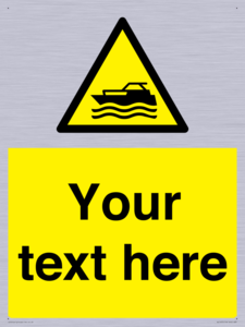 Custom Warning motorised watercraft